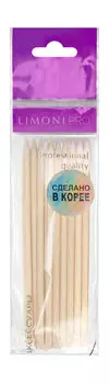 Набор из 10 апельсиновых палочек для маникюра Limoni Pro Оrange Sticks