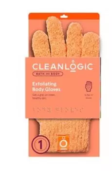 Набор из 2 мочалок-перчаток для массажа и пилинга Cleanlogic Bath & Body Exfoliating Body Gloves