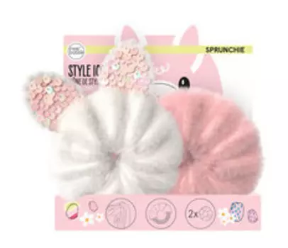 Набор из 2 резинок-браслетов для волос Invisibobble Sprunchie Easter Cotton Candy