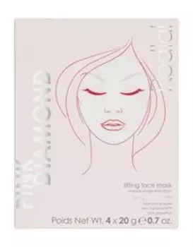 Набор из 4 тканевых лифтинг-масок для лица с алмазной пудрой Rodial Pink Diamond Lifting Mask x 4