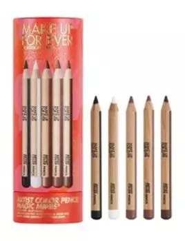 Набор из 5 карандашей для глаз и губ в мини-формате Make Up For Ever Holiday Artist Pencil Magic Minis Kit