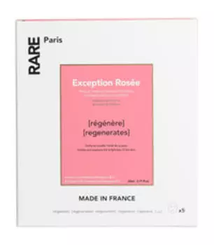 Набор из 5 восстанавливающих тканевых масок для лица Rare Paris Exception Rose Mask 5 Pack