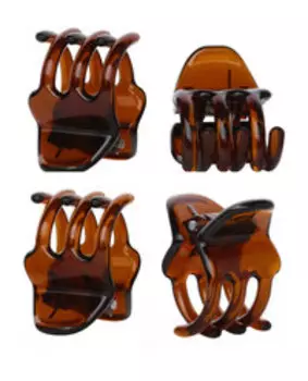 Набор из четырех мини-крабов для волос Janeke Hair Claw Clips
