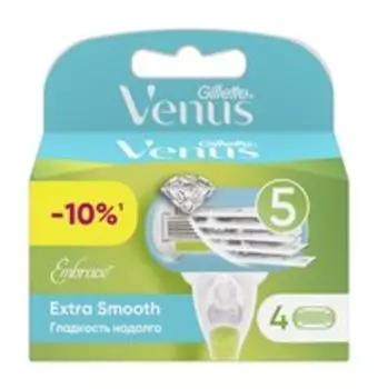Набор из четырех сменных кассет к бритве Gillette Venus 5 Extra Smooth Embrace