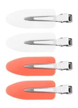 Набор из четырех заколок для волос Solomeya No Crease Hair Clips Classic