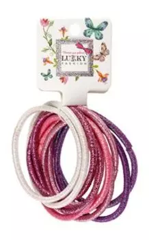 Набор из десяти резинок для волос Lukky Набор резинок Металлика