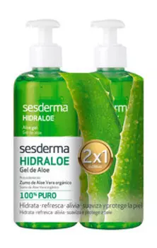 Набор из двух гелей для лица с алоэ вера Sesderma Hidraloe Aloe Gel Set
