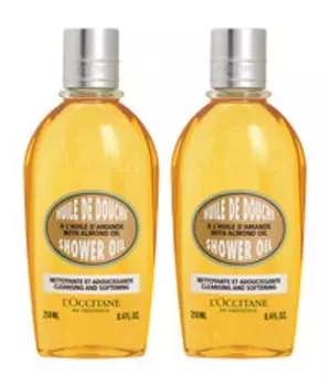 Набор из двух масел для душа L'Occitane Almond Shower Oil Duo Set