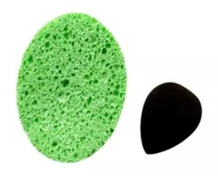 Набор из двух спонжей для макияжа и очищения лица Shinewell Top Secret Набор спонжей для макияжа