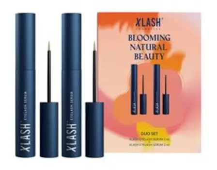 Набор из двух сывороток для роста ресниц Xlash Cosmetics Blooming Natural Beauty Duo Set I