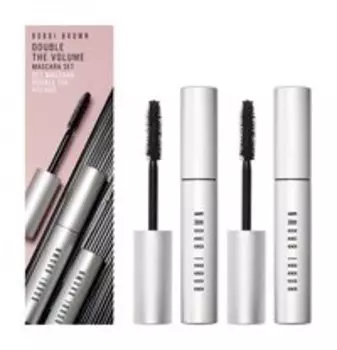Набор из двух тушей для густоты и объема ресниц Bobbi Brown Double the Volume Mascara Set