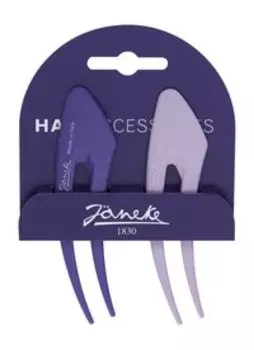 Набор из двух заколок для волос Janeke Hair Pins Big Violet