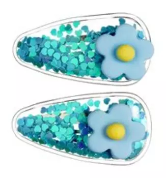 Набор из двух заколок для волос Стильняши Заколки Голубые