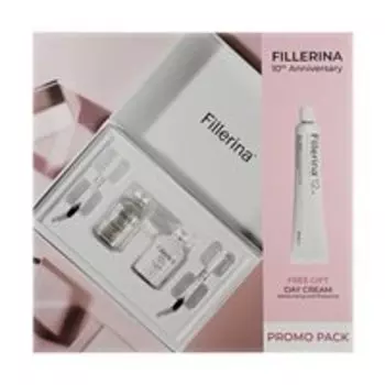 Набор из филлера без инъекций и дневного крема с укрепляющим эффектом - уровень 4 Fillerina 12HA Densifying Filler Treatment Grade 4 & Day Cream Set