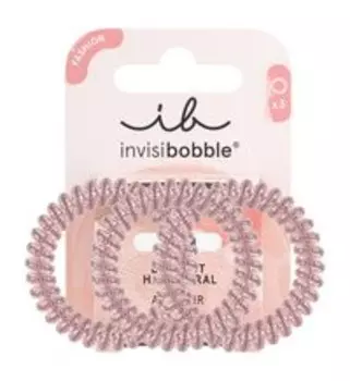 Набор из трех резинок-браслетов для волос Invisibobble Slim Pink Monocle