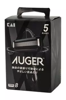 Набор из восьми сменных кассет для бритья Auger Kai 8 Blades Set