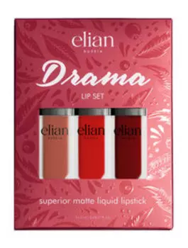 Набор матовых помад Elian Russia Drama Lip Set