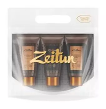 Набор миниатюр для бритья и ухода за кожей и волосами Zeitun Men's Collection Shower & Shave Travel Kit
