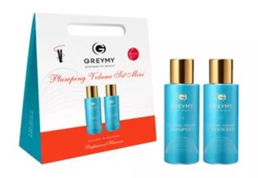Набор миниатюр для ухода за волосами лишенными объема Greymy Plumping Volume Set Mini