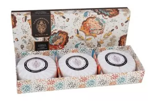 Набор мыла с экстрактами ванили и сандалового дерева La Florentina Giardino Segreto Vanille and Sandal Wood Soap Set