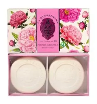 Набор мыла с экстрактом пиона La Florentina Arboreal Peony Soap Set