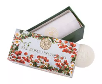 Набор натурального мыла с лесным ароматом Gourmandise Savon Parfume Nel Bosco Incantato Set