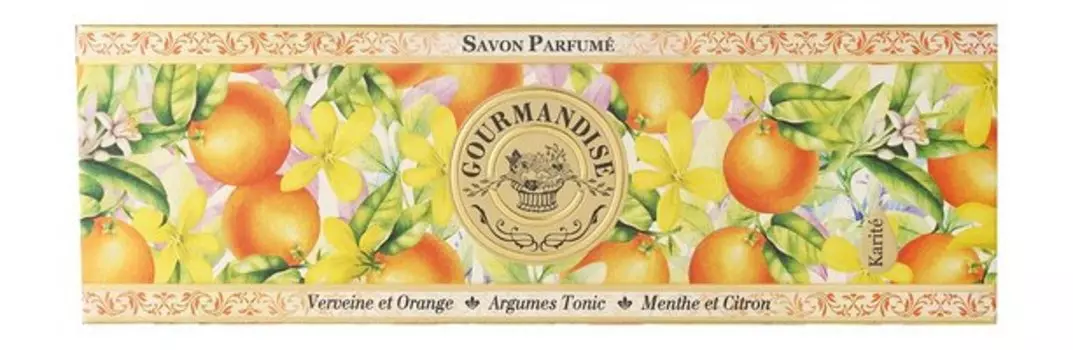 Набор натурального парфюмированного мыла Gourmandise Savon Parfume Set XXXXV