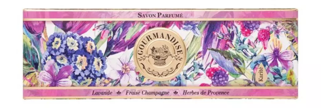 Набор натурального парфюмированного мыла Gourmandise Savon Parfume Set XIV