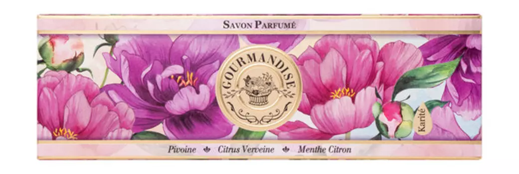 Набор натурального парфюмированного мыла Gourmandise Savon Parfume Set XV