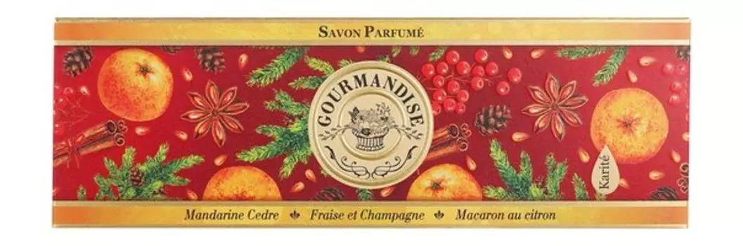 Набор натурального парфюмированного мыла Gourmandise Savon Parfume Set XXXXVI