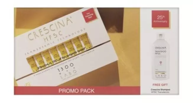 Набор против выпадения и для роста волос Crescina HFSC Transdermic Re-Growth 1300 Set Man