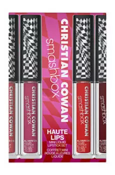 Набор жидких губных помад Smashbox Cristian Cowan Haute Lips Mini Liquid Lipstick Set