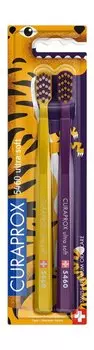 Набор зубных щеток Curaprox Toothbrush 5460 Ultra Soft Set Special Edition | Tiger