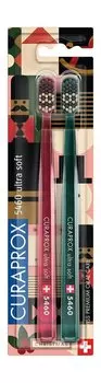 Набор зубных щеток Curaprox Toothbrush 5460 Ultra Soft Set Special Edition | Christmas