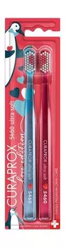 Набор зубных щеток Curaprox Toothbrush 5460 Ultra Soft Set Special Edition | Love 2024