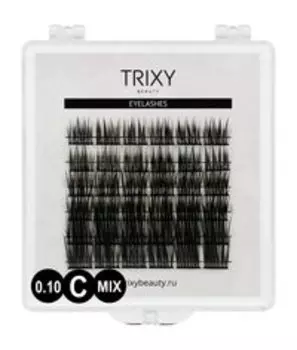 Накладные ресницы в пучках - микс Trixy Beauty Flames Eyelashes