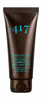 Насыщенный питательный крем для тела, рук и ног с грязью Мертвого моря Minus 417 Absolute Mud Anti-Oxidant Rich Mud Butter Body.Hand.Foot