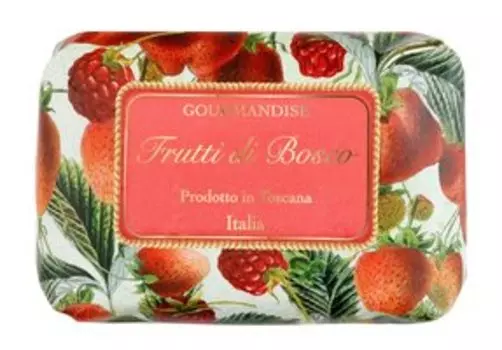 Натуральное мыло c ароматом лесных ягод Gourmandise Savon Parfume Frutti di Bosco