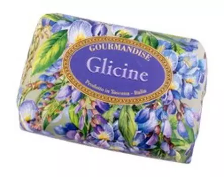 Натуральное мыло Gourmandise Savon Parfume Glicine