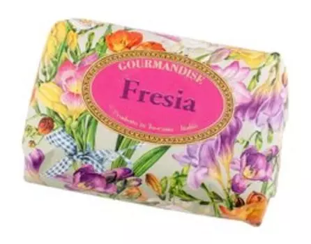 Натуральное мыло с ароматом фрезии Gourmandise Savon Parfume Fresia