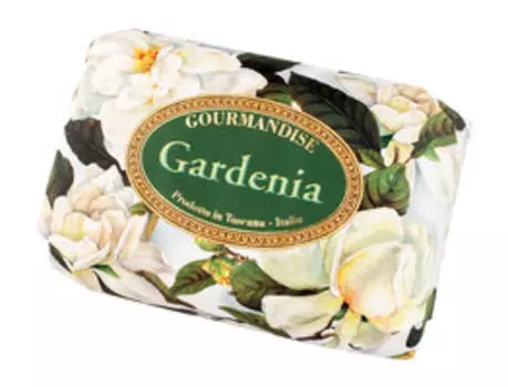 Натуральное Мыло с ароматом Гардения Gourmandise Savon Parfume Gardenia