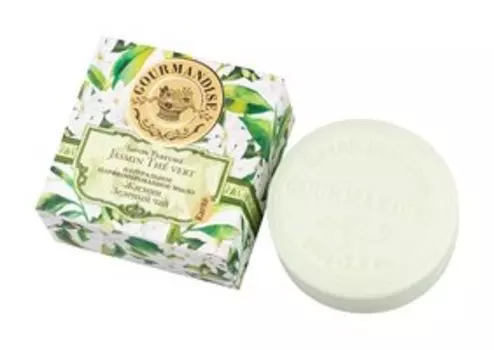 Натуральное мыло с ароматом жасмина и зеленого чая Gourmandise Savon Parfume Jasmin The Vert