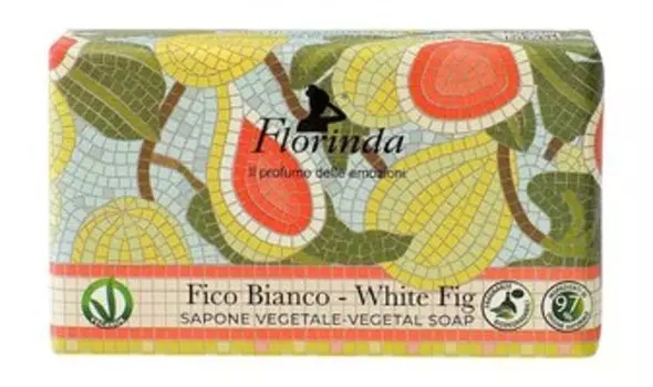 Натуральное растительное мыло с белого инжира Florinda Vegetal Soap Fico Bianco