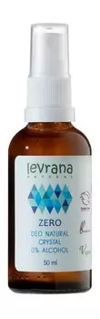 Натуральный дезодорант без спирта и запаха Levrana Deo Natural Crystal 0% Alcohol Zero