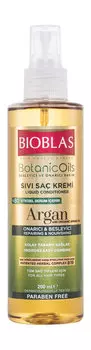 Несмываемый кондиционер против выпадения волос с аргановым маслом Bioblas Botanic Oils Argan Oil Liquid Hair Conditioner