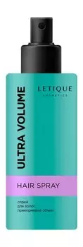 Несмываемый спрей для прикорневого объема волос Letique Ultra Volume Hair Spray