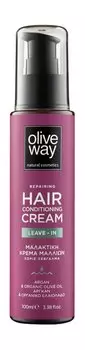 Несмываемый увлажняющий крем-кондиционер для волос Oliveway Repairing Hair Leave-In Conditioning Cream
