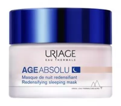 Ночная антивозрастная восстанавливающая маска для лица Uriage Age Absolu Redensifying Sleeping Mask