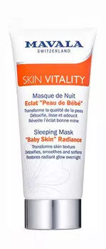Ночная маска для сияния кожи лица Mavala Switzerland Skin Vitality Sleeping Mask Baby Skin Radiance