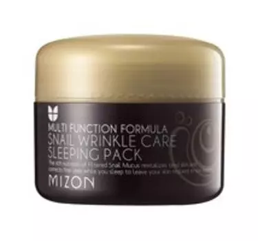 Ночная маска против морщин с муцином улитки Mizon Snail Wrinkle Care Sleeping Pack